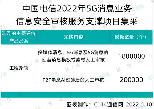 中國電信5G消息業務信息安全審核服務支撐項目集采結果揭曉，新華網與央視國際中標